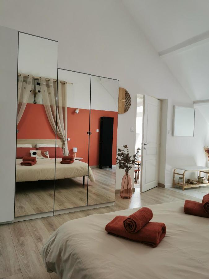 Bed and Breakfast Les Lits De L'Arz Malansac Exterior foto